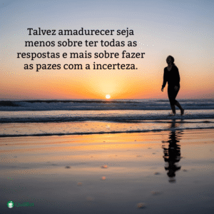 Fazer as pazes com a incerteza